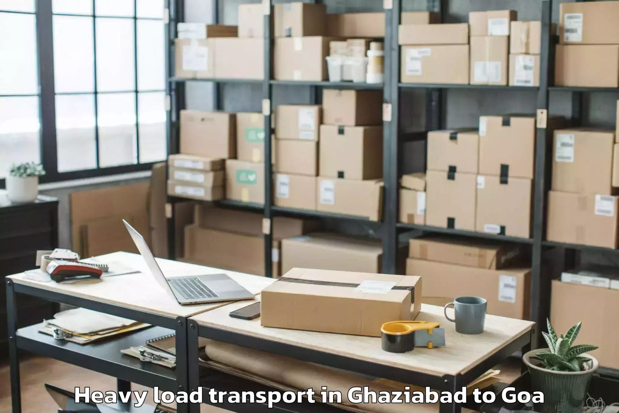 Top Ghaziabad to Aradi Socorro Heavy Load Transport Available